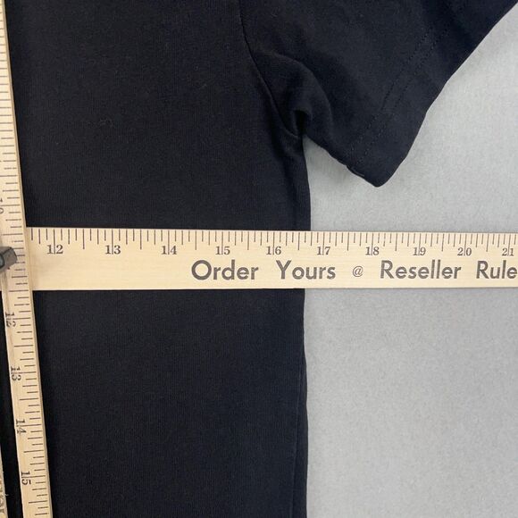 Disney Hong Kong Shirt Womens Small Black Glow in Dark Minnie Mouse Disneyland - Picture 10 of 14